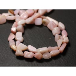 10pc - Perles de Pierre - Opale Rose Olives 6-15mm - 8741140011670 