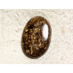 Cabochon de Pierre - Bronzite Ovale 25mm N24 - 4558550087126 
