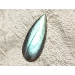 Cabochon de Pierre - Labradorite Goutte 35x15mm N37 - 4558550080851 