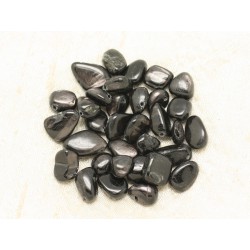10pc - Perles de Pierre - Hypersthène Chips Gouttes 7-14mm 4558550000101