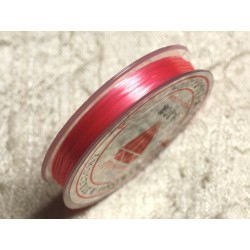Bobine 10m - Fil Elastique Fibre 0.8-1mm Rose Pêche 4558550005762
