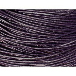 5m - Cordon Cuir Bleu Violet Indigo 2mm 4558550006073 