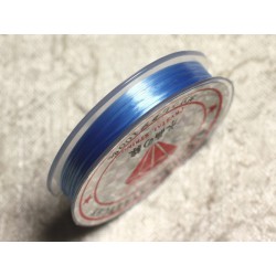 Bobine 10m - Fil Elastique Fibre 0.8-1mm Bleu clair 4558550011268 