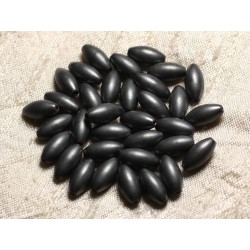 10pc - Perles de Pierre - Hématite Olives mat 12x6mm 4558550010063