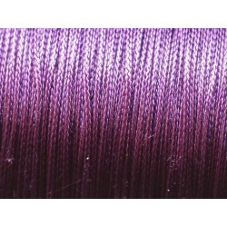 10m - Cordon de Coton Ciré Violet 0.8mm 4558550012715