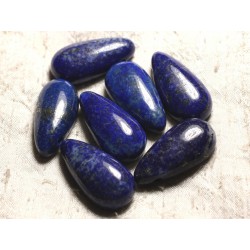 1pc - Pendentif Pierre semi précieuse - Lapis Lazuli Goutte 40mm 4558550013125