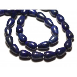 4pc - Perles de Pierre - Lapis Lazuli Gouttes 12x8mm - 4558550033413 