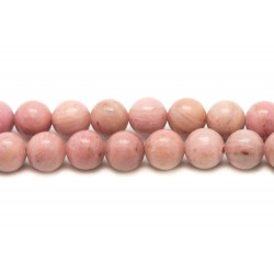 5pc - Perles de Pierre - Rhodonite Boules 9-10mm 4558550017635 