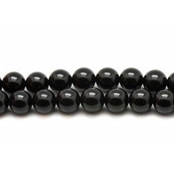 4pc - Perles de Pierre - Onyx Noir Boules 12mm 4558550019172