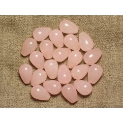 4pc - Perles de Pierre - Jade Gouttes 14x10mm Rose clair 4558550019721 