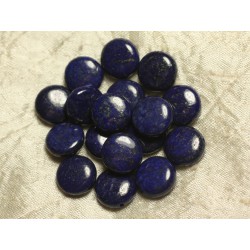 2pc - Perles de Pierre - Lapis Lazuli Palets 14mm 4558550023186