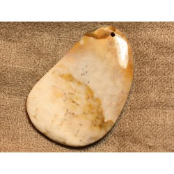 Pendentif Pierre semi précieuse Corail Fossile 55mm n°16 4558550024534 