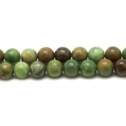 6pc - Perles de Pierre - Opale Verte Boules 8mm 4558550024978