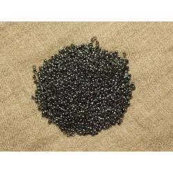 Sachet 1000pc environ - Perles à écraser Métal Noir Qualité 2x1.2mm 4558550025449