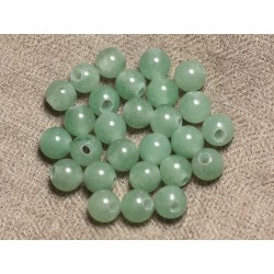5pc - Perles de Pierre Perçage 2.5mm - Aventurine Boules 8mm 4558550027115