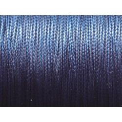 10 Mètres - Cordon de Coton Ciré 0.8mm Bleu Nuit 4558550027399