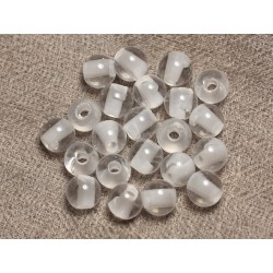 4pc - Perles de Pierre Perçage 2.5mm - Cristal Quartz Boules 8mm 4558550027542