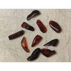 8741140014107 2pc Perles d/'Ambre naturelle rouge Boules 5mm