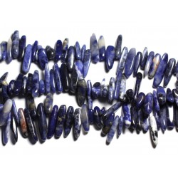 Sac 10pc - Perles de Pierre - Longues Rocailles de Sodalite 14-25mm 4558550035646