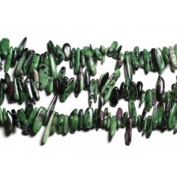 Sac 10pc - Perles de Pierre - Rocailles de Rubis Zoïsite 12-25 mm 4558550035806