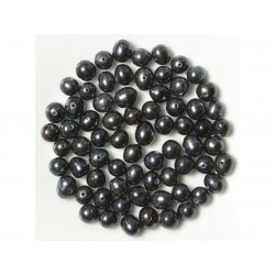 Perles de Culture - 6-8 mm - Noires - Sac de 10 pc 4558550038579