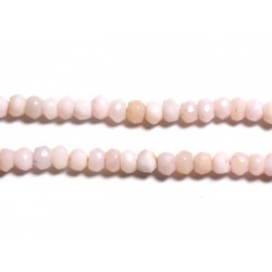 Fil 120pc env - Perles de Pierre - Opale Rose Rondelles Facettées 3x2mm - 4558550090898 