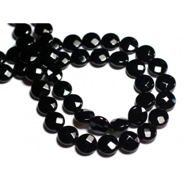 4pc - Perles Pierre - Onyx...