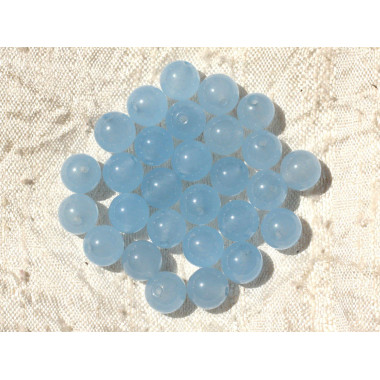 2pc - Perles Pierre - Jade...