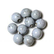 Rondes 20mm Perles Céramique